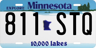 MN license plate 811STQ
