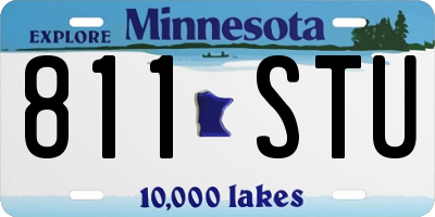 MN license plate 811STU