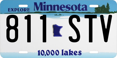 MN license plate 811STV