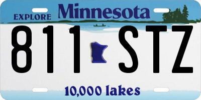 MN license plate 811STZ