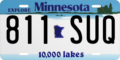 MN license plate 811SUQ