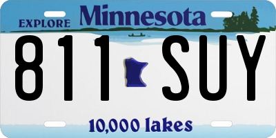 MN license plate 811SUY