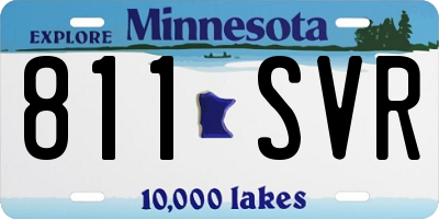 MN license plate 811SVR