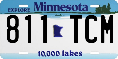 MN license plate 811TCM