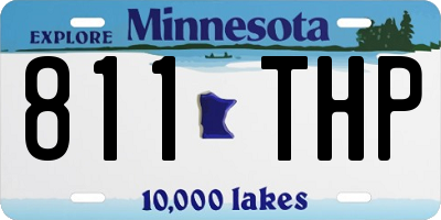 MN license plate 811THP