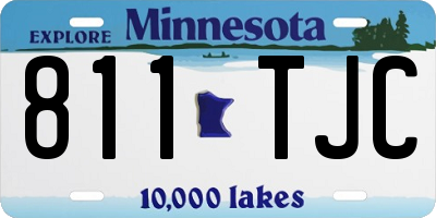 MN license plate 811TJC