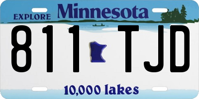 MN license plate 811TJD