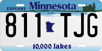 MN license plate 811TJG