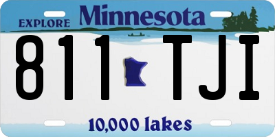 MN license plate 811TJI