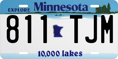 MN license plate 811TJM
