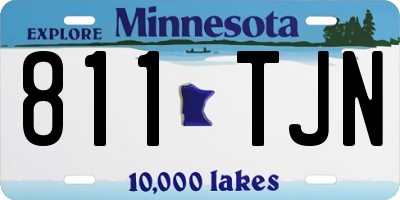 MN license plate 811TJN