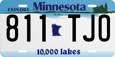 MN license plate 811TJO