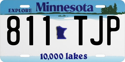 MN license plate 811TJP