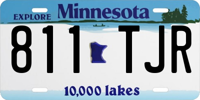 MN license plate 811TJR