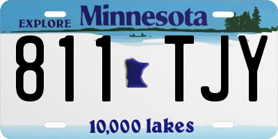 MN license plate 811TJY