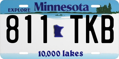 MN license plate 811TKB
