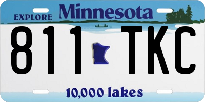 MN license plate 811TKC