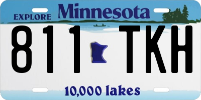 MN license plate 811TKH
