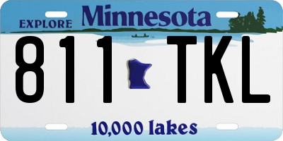 MN license plate 811TKL