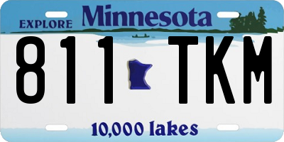 MN license plate 811TKM