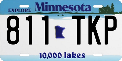 MN license plate 811TKP