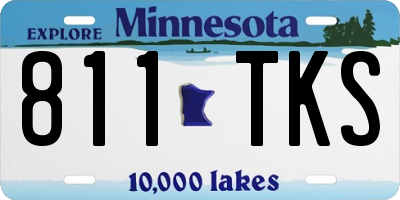 MN license plate 811TKS