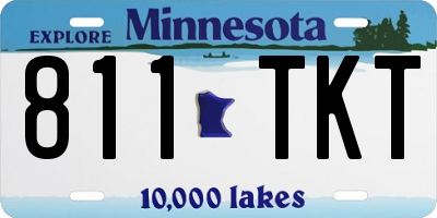 MN license plate 811TKT