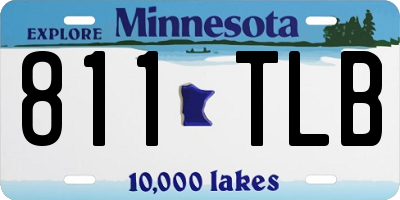 MN license plate 811TLB