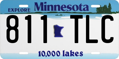 MN license plate 811TLC