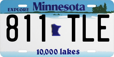 MN license plate 811TLE