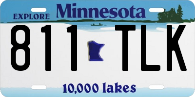 MN license plate 811TLK