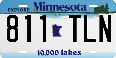 MN license plate 811TLN