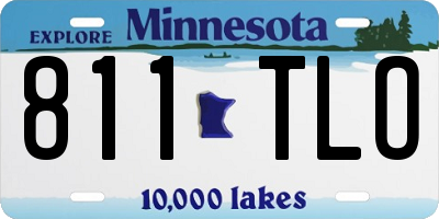 MN license plate 811TLO