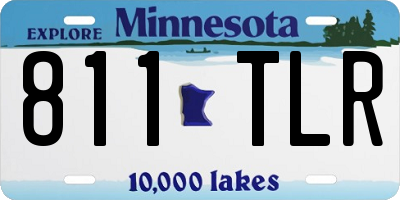 MN license plate 811TLR