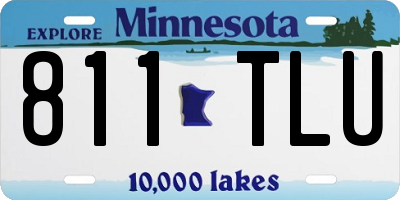 MN license plate 811TLU