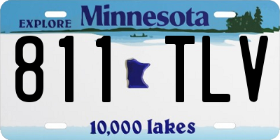 MN license plate 811TLV