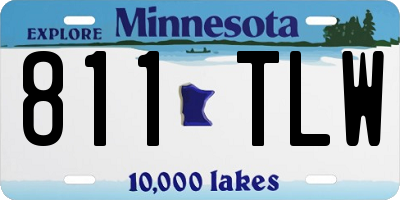 MN license plate 811TLW