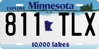 MN license plate 811TLX