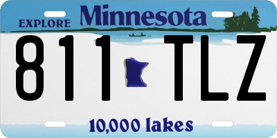 MN license plate 811TLZ