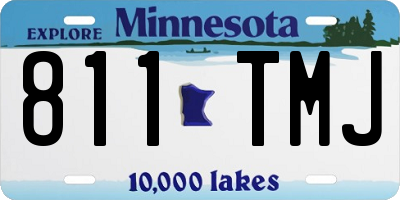 MN license plate 811TMJ