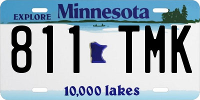 MN license plate 811TMK