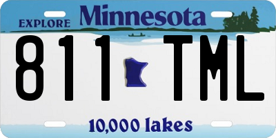 MN license plate 811TML