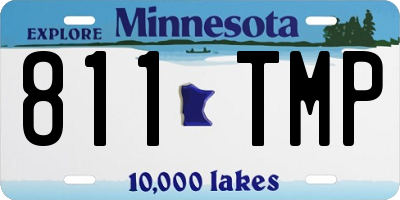 MN license plate 811TMP