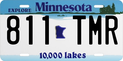 MN license plate 811TMR