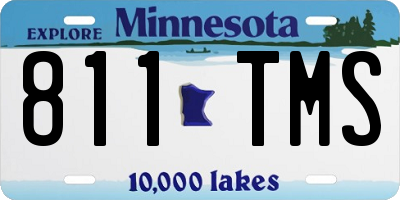 MN license plate 811TMS
