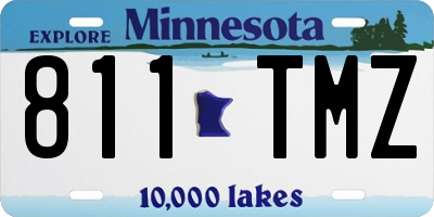 MN license plate 811TMZ