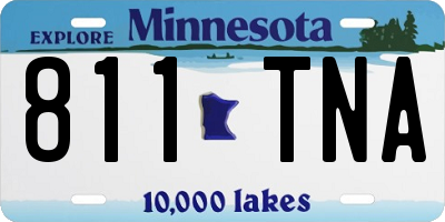MN license plate 811TNA