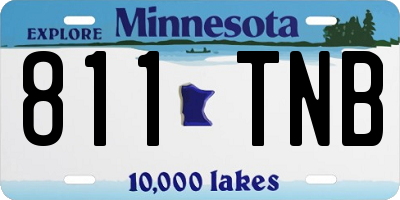MN license plate 811TNB