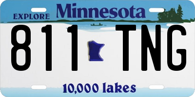 MN license plate 811TNG