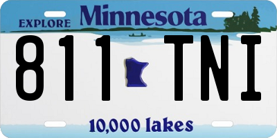 MN license plate 811TNI